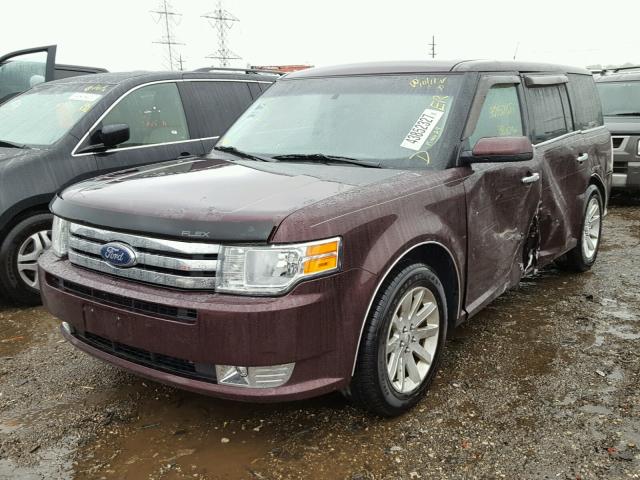 2FMGK5CC5BBD04479 - 2011 FORD FLEX SEL იასამნისფერი ფოტო 2