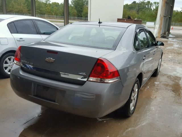 2G1WB58K379182387 - 2007 CHEVROLET IMPALA GRAY photo 4