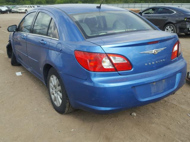 1C3LC46K98N155847 - 2008 CHRYSLER SEBRING LX BLUE photo 3