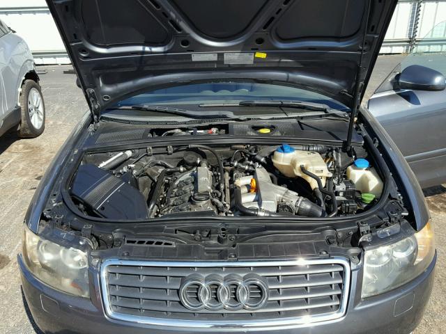 WAUAC48H05K011053 - 2005 AUDI A4 GRAY photo 7