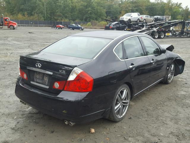 JNKAY01E67M311764 - 2007 INFINITI M35 BLACK photo 4