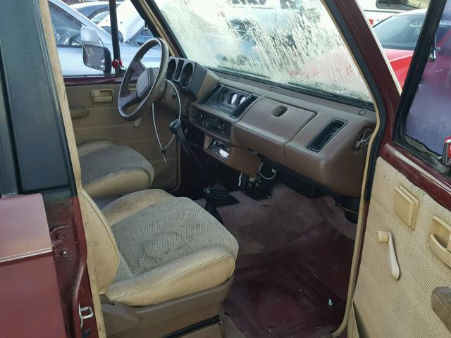 JACCH58E9J7918694 - 1988 ISUZU TROOPER II MAROON photo 5