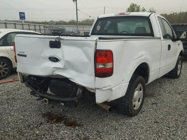 1FTRF12276KB28758 - 2006 FORD F150 WHITE photo 4