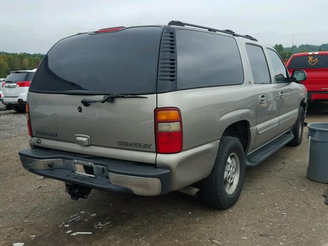 3GNFK16Z82G321435 - 2002 CHEVROLET SUBURBAN K GOLD photo 4