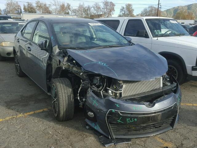 5YFBURHE8FP201077 - 2015 TOYOTA COROLLA L GRAY photo 1