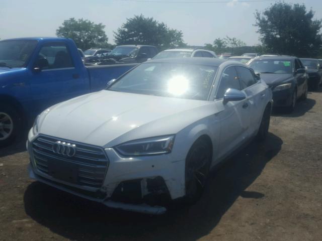 WAUC4CF57JA066351 - 2018 AUDI S5 PRESTIG WHITE photo 2