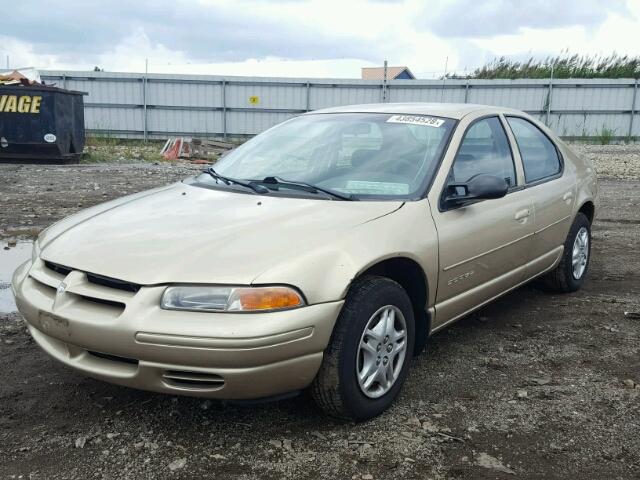 1B3EJ46X9XN664729 - 1999 DODGE STRATUS GOLD photo 2