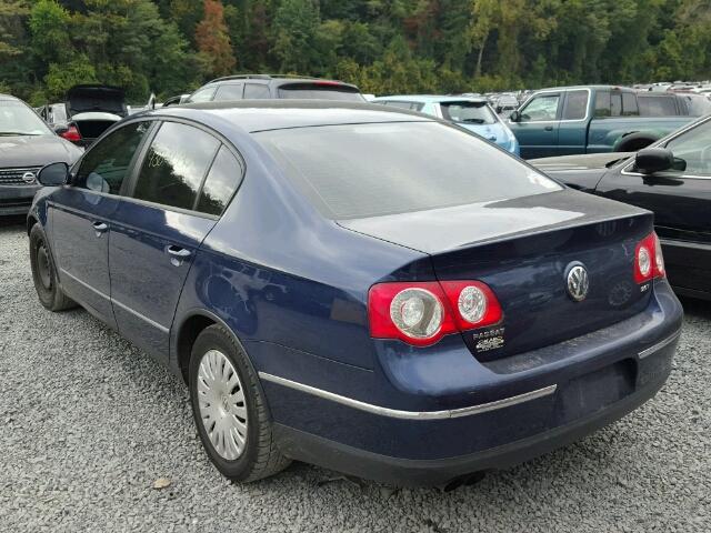 WVWJK73C77P075910 - 2007 VOLKSWAGEN PASSAT BLUE photo 3