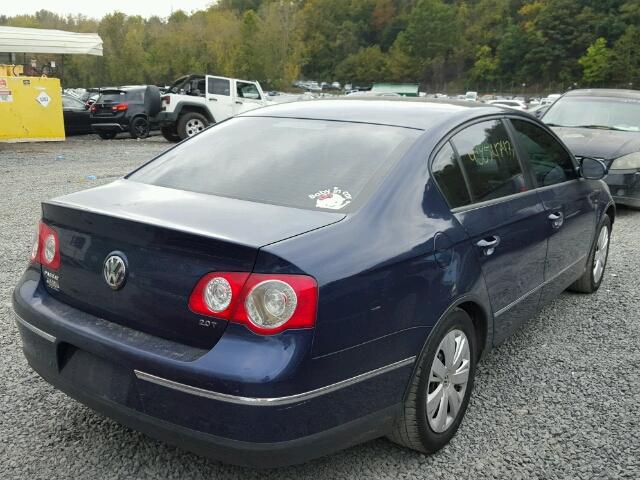 WVWJK73C77P075910 - 2007 VOLKSWAGEN PASSAT BLUE photo 4