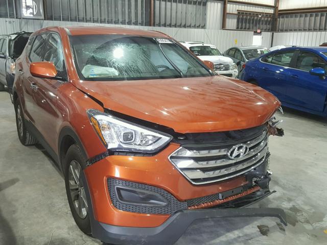 5XYZT3LB7GG368077 - 2016 HYUNDAI SANTA FE S ORANGE photo 1