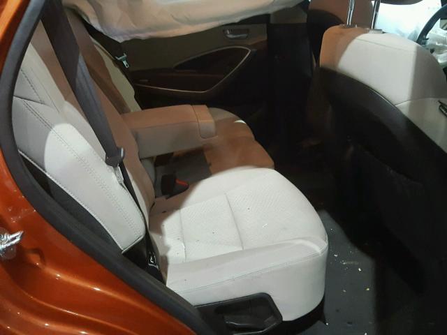 5XYZT3LB7GG368077 - 2016 HYUNDAI SANTA FE S 橙色 照片 6