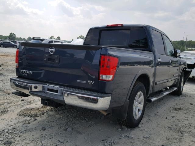 1N6BA0ED9FN512690 - 2015 NISSAN TITAN S BLUE photo 4