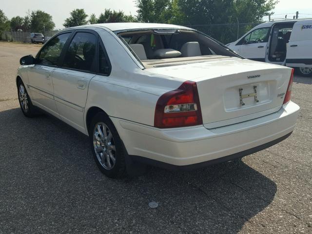 YV1TS91ZX31301196 - 2003 VOLVO S80 T6 TUR WHITE photo 3