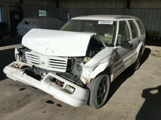 1GHDT13W712172198 - 2001 OLDSMOBILE BRAVADA WHITE photo 2