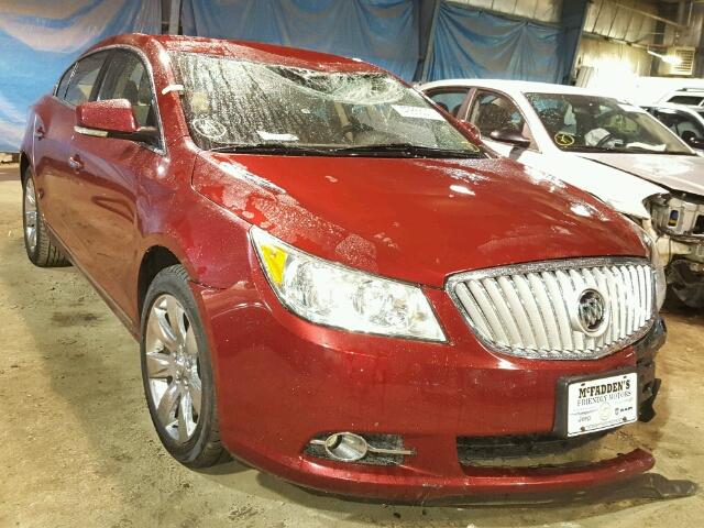 1G4GC5EG9AF258813 - 2010 BUICK LACROSSE C RED photo 1