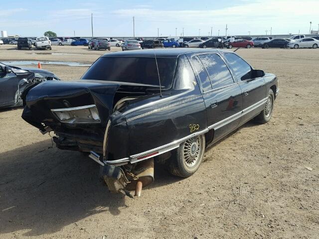 1G6KD52B3RU227233 - 1994 CADILLAC DEVILLE BLACK photo 4