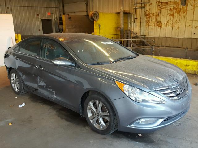 5NPEC4AC9DH597624 - 2013 HYUNDAI SONATA GRAY photo 1