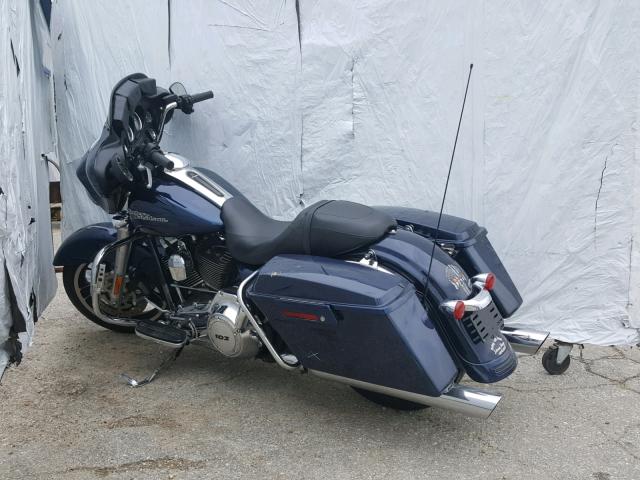 1HD1KBM13CB633290 - 2012 HARLEY-DAVIDSON FLHX STREE BLUE photo 3