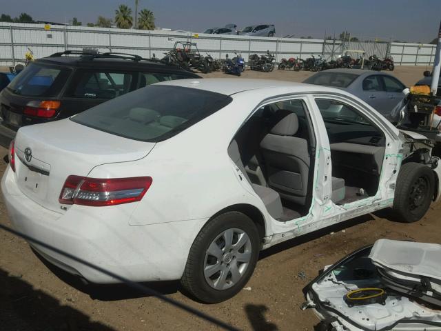 4T1BF3EK8BU769310 - 2011 TOYOTA CAMRY BASE WHITE photo 4
