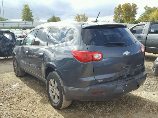 1GNKRGEDXBJ333247 - 2011 CHEVROLET TRAVERSE L GRAY photo 3