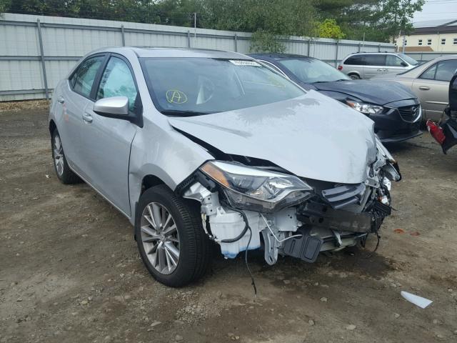 2T1BURHE1FC344257 - 2015 TOYOTA COROLLA L SILVER photo 1