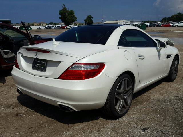 WDDPK4HA4EF084413 - 2014 MERCEDES-BENZ SLK 250 WHITE photo 4