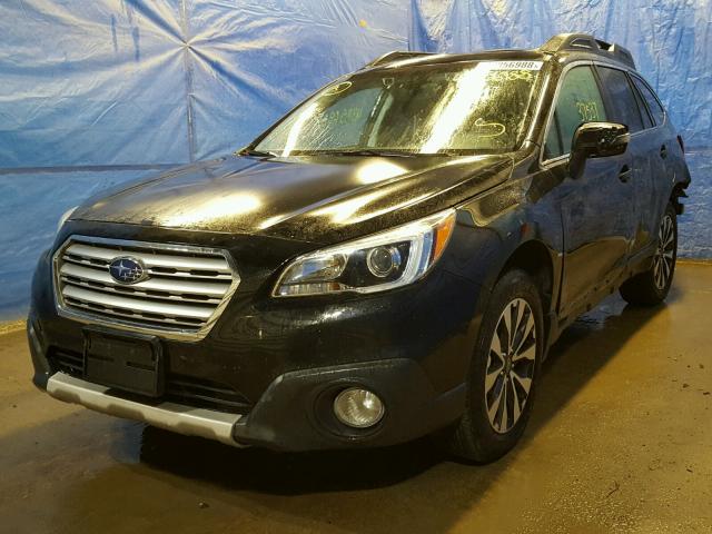 4S4BSENC2F3332320 - 2015 SUBARU OUTBACK 3. BLACK photo 2