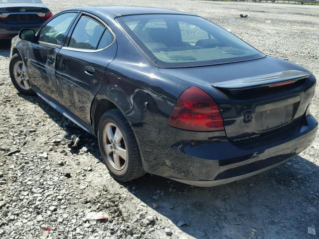 2G2WP582161241429 - 2006 PONTIAC GRAND PRIX BLACK photo 3