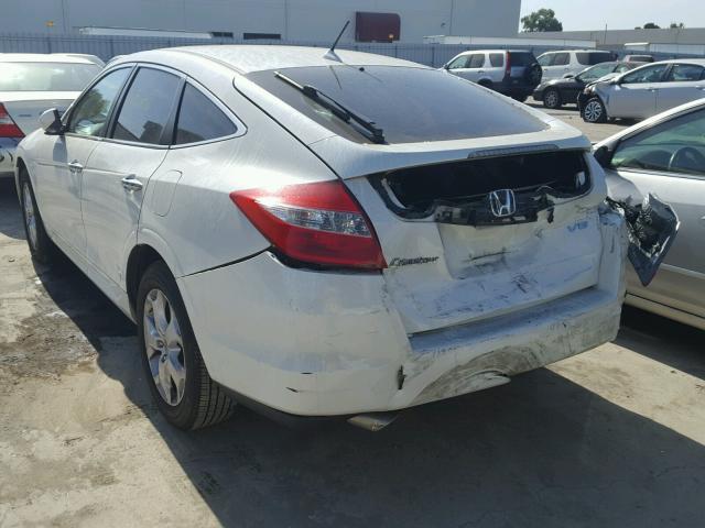 5J6TF1H57CL006232 - 2012 HONDA CROSSTOUR WHITE photo 3