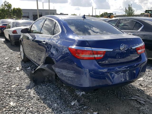 1G4PP5SK8E4184959 - 2014 BUICK VERANO BLUE photo 3