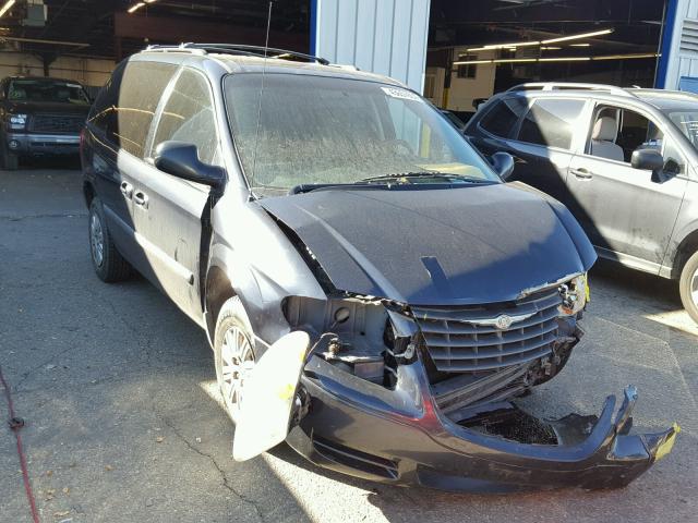 1A4GJ45R17B121008 - 2007 CHRYSLER TOWN & COU BLUE photo 1