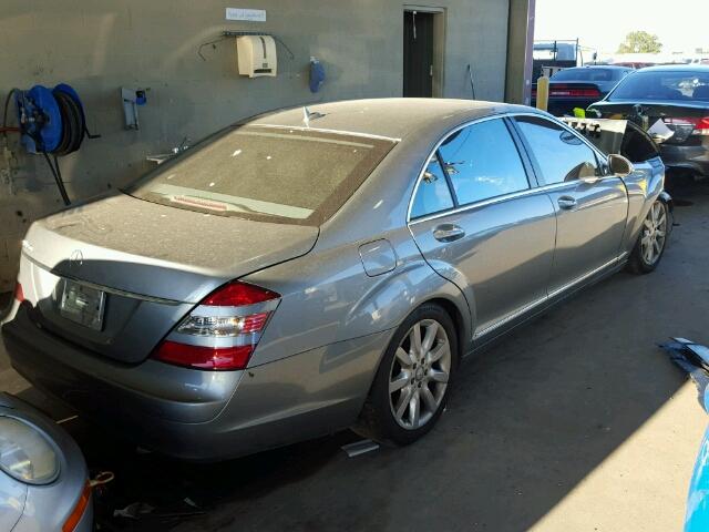 WDDNG71X38A163064 - 2008 MERCEDES-BENZ S 550 BLUE photo 4