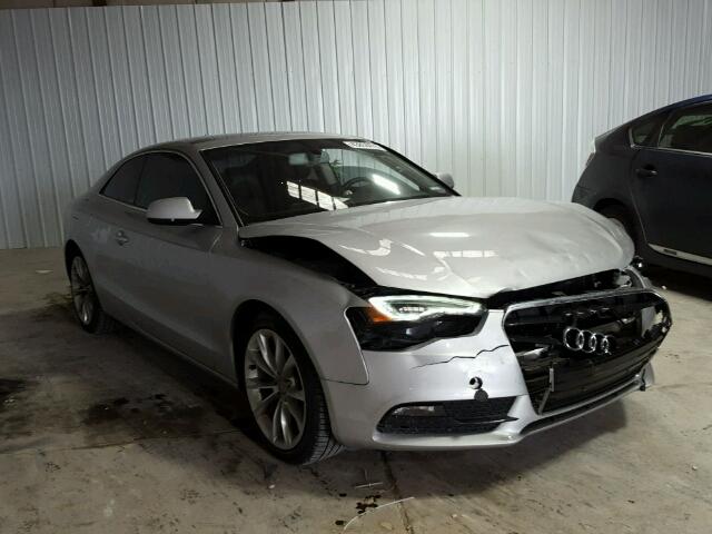 WAULFAFR8DA001305 - 2013 AUDI A5 PREMIUM SILVER photo 1