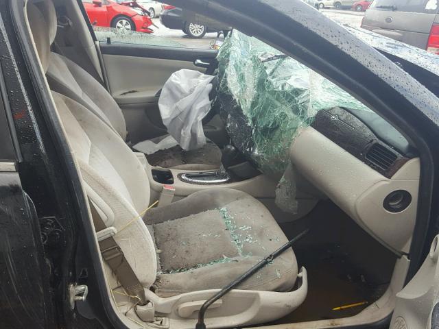 2G1WG5E36C1300181 - 2012 CHEVROLET IMPALA BLACK photo 5