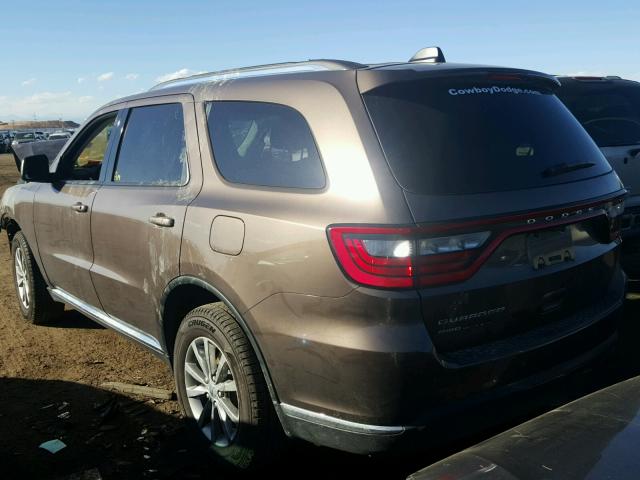 1C4RDJAG2HC824038 - 2017 DODGE DURANGO SX BROWN photo 3