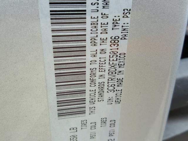 3C6TRVBDXFE501386 - 2015 RAM PROMASTER 黑色 照片 10