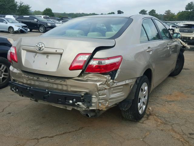 4T1BE46K59U331037 - 2009 TOYOTA CAMRY GOLD photo 4