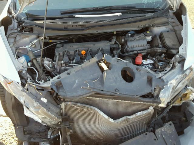 2HGFB2F92FH534211 - 2015 HONDA CIVIC EXL SILVER photo 7