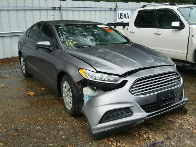 3FA6P0G70DR188961 - 2013 FORD FUSION S CHARCOAL photo 1