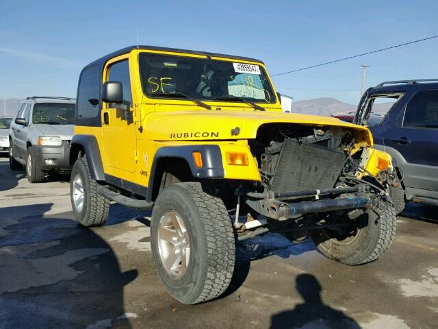 1J4FA69S54P704247 - 2004 JEEP WRANGLER / YELLOW photo 1