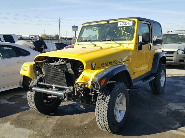 1J4FA69S54P704247 - 2004 JEEP WRANGLER / YELLOW photo 2