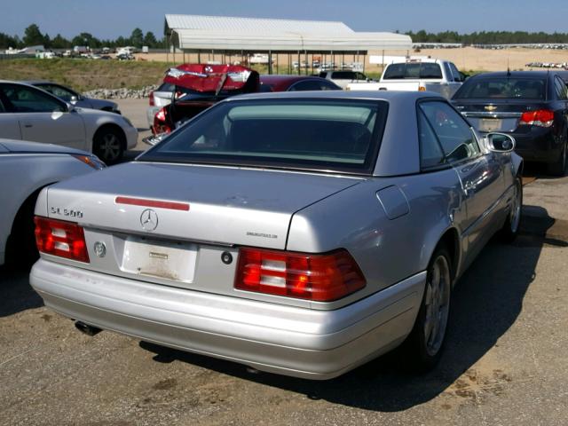 WDBFA68F4XF182830 - 1999 MERCEDES-BENZ SL 500 SILVER photo 4