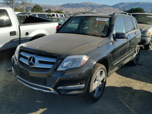 WDCGG5HB7DF942539 - 2013 MERCEDES-BENZ GLK 350 BLACK photo 2