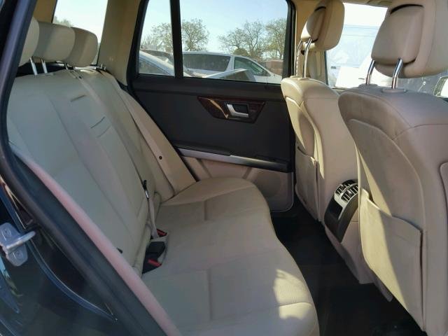 WDCGG5HB7DF942539 - 2013 MERCEDES-BENZ GLK 350 BLACK photo 6