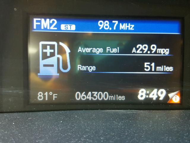 2HGFB2F95CH570633 - 2012 HONDA CIVIC EXL 灰色 照片 8