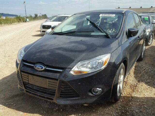 1FAHP3F22CL304125 - 2012 FORD FOCUS BLACK photo 2