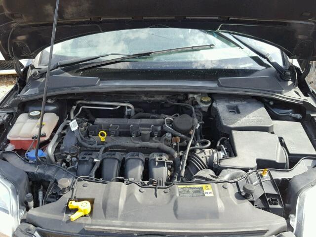 1FAHP3F22CL304125 - 2012 FORD FOCUS BLACK photo 7