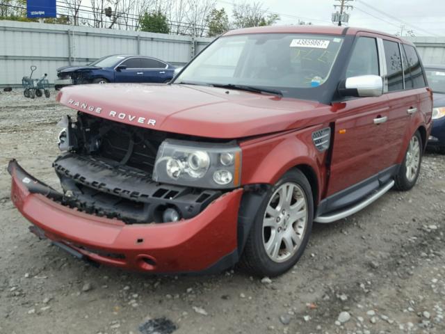 SALSF25496A955213 - 2006 LAND ROVER RANGE ROVE RED photo 2