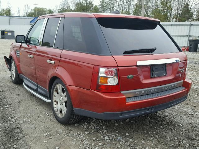 SALSF25496A955213 - 2006 LAND ROVER RANGE ROVE RED photo 3