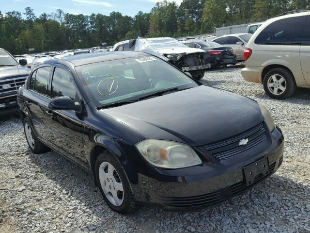 1G1AL58F687199312 - 2008 CHEVROLET COBALT LT BLACK photo 1